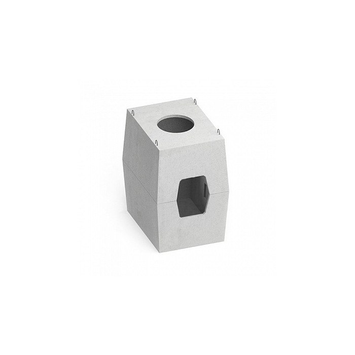 Колодец ККС-4-10 (80) ГЕК с ершам и кронштейнами